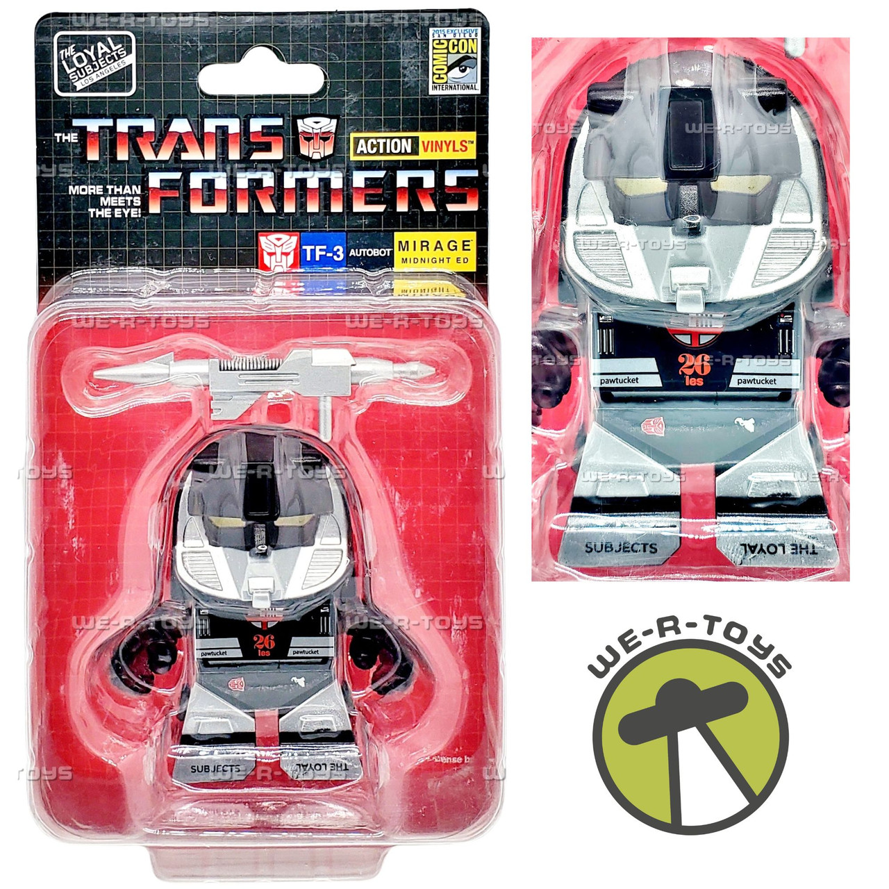 Transformers Transparent Black Mirage Action Figure 2015 Hasbro 87400